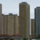 High rise apartments in Glasgow.