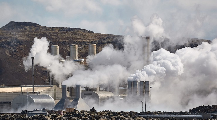 A geothermal power plant | CK