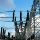 A sub-station on an electrical power grid.