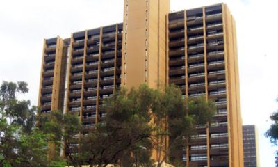 Reinsurance Plaza along Aga Khan Walk in Nairobi.