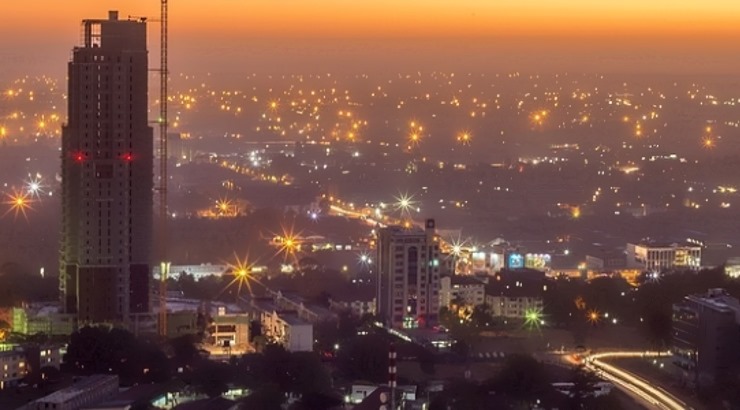 A view of a section of Nairobi.