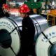 A steel factory in China.