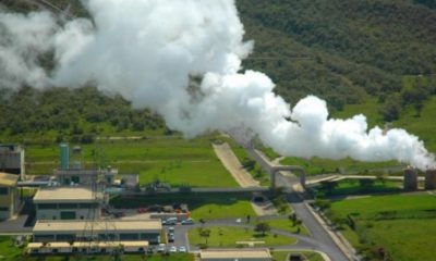 geothermal complex at Olkaria in Naivasha.