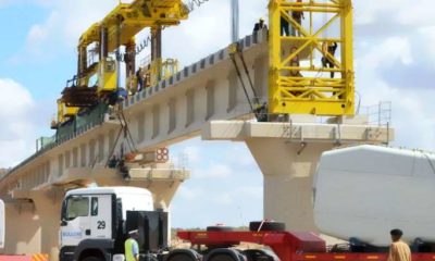 Mombasa-Nairobi standard gauge railway.