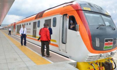 Train Nairobi terminus.