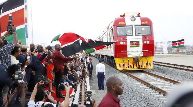 Mombasa-Nairobi cargo train