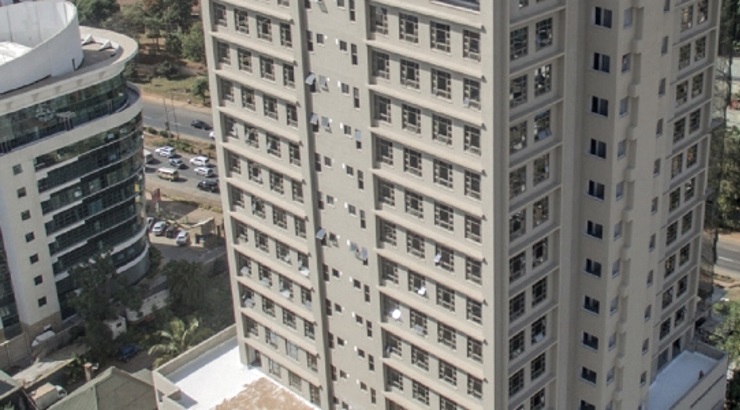 Dunhill Towers on Waiyaki Way in Nairobi.