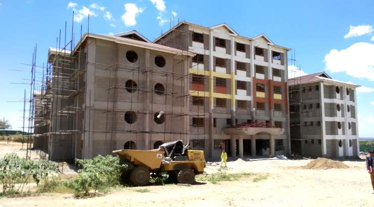 student hostel under construction