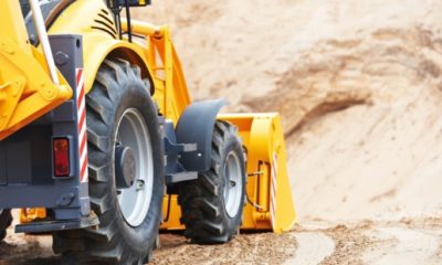 Wheel loader.