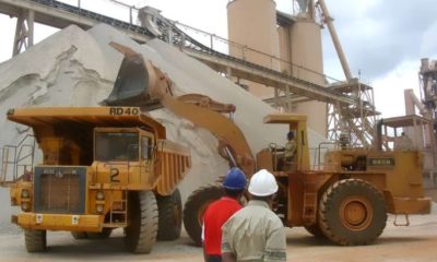 Tanga cement factory in Tanzania.