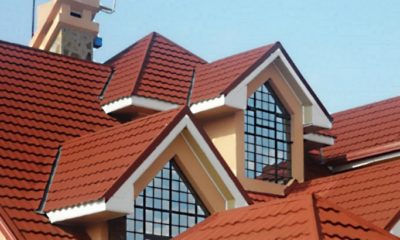 Roofing tiles in Kenya.