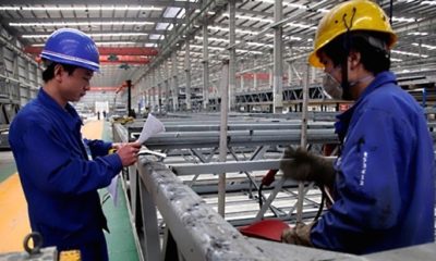 Chinese prefabs factory in China.