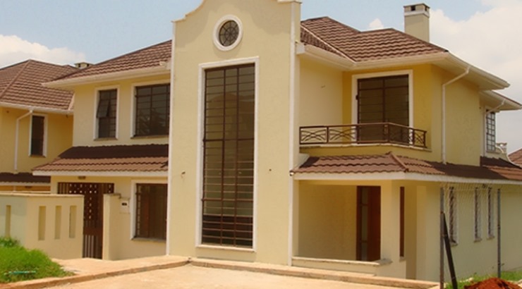 A newly built house in Nairobi County.