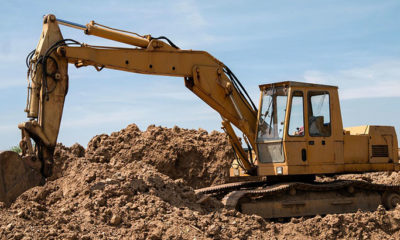 A Crawler excavator.