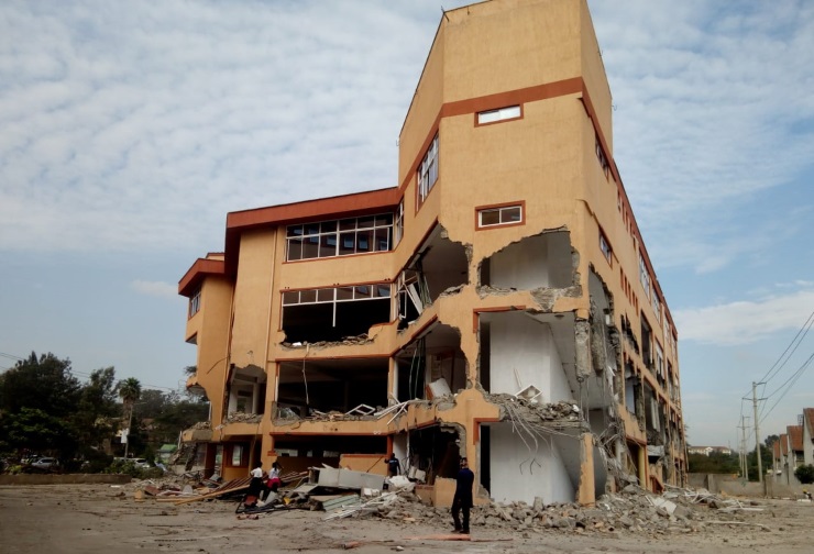 Demolition in Nairobi