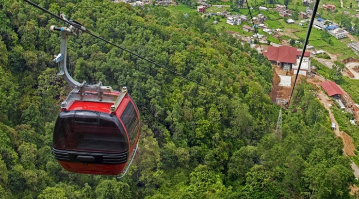 High-flying cable cars