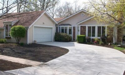 concrete driveway