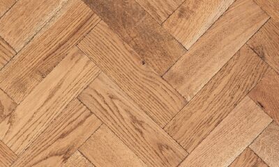 Hardwood parquet flooring