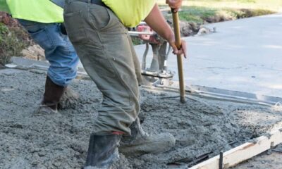 Concrete finishing