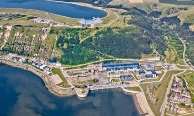 The Dniester hydroelectric power project.