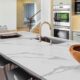 A quartz countertop.