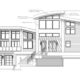 Front elevation drawing