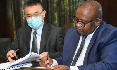 Jia Yangping and Charles Hinga
