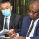 Jia Yangping and Charles Hinga