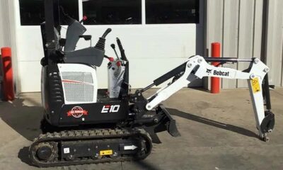 Bobcat E10 mini excavator.