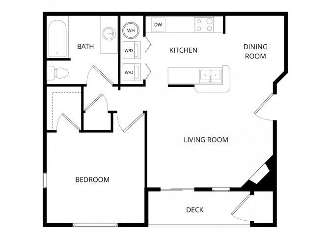 One bedroom house plans | CK