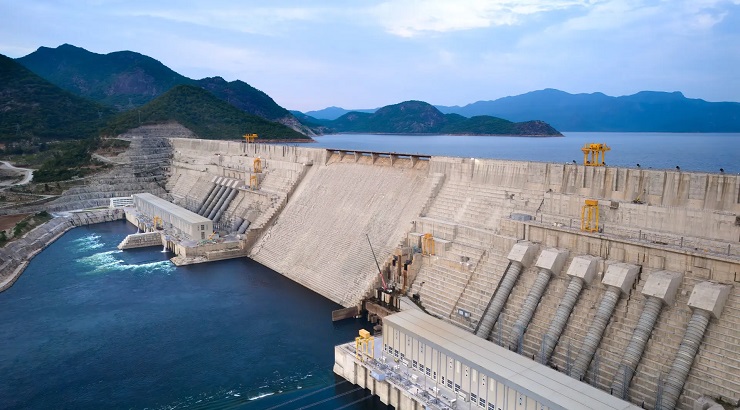 The Grand Ethiopian Renaissance Dam.