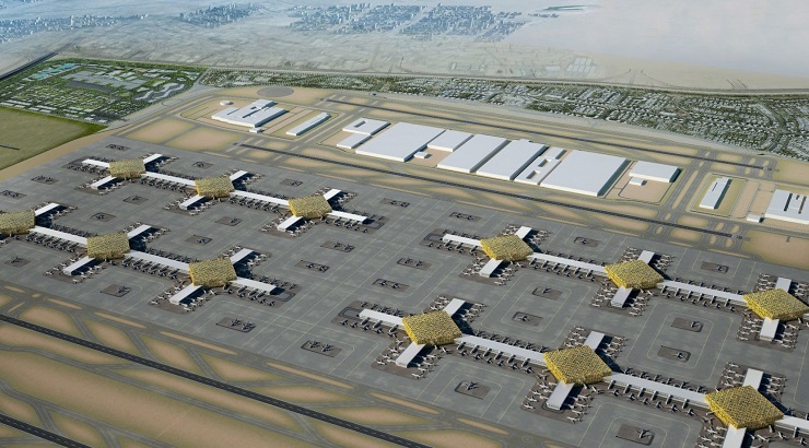Al Maktoum International Airport in Dubai.
