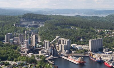 Heidelberg Materials factory in Brevik, Norway.