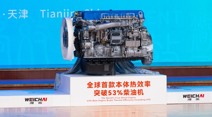 Weichai diesel engine thermal efficiency