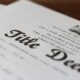 A title deed.