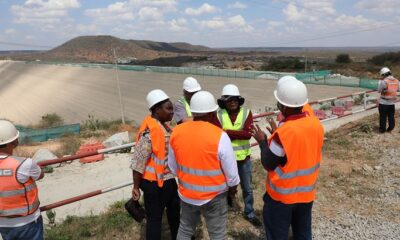 AfDB officials visit the Thwake dam site on March 4, 2025