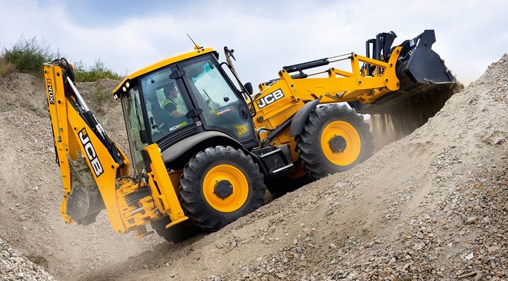 The 4CX Pro backhoe loader.