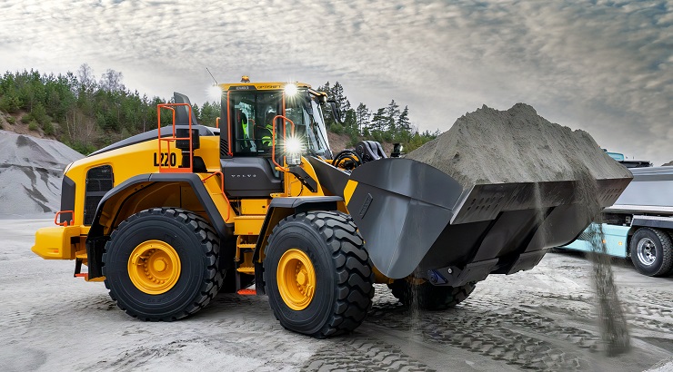 Volvo's next-gen L220 wheel loader.