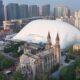 Inflatable dome in Jinan City in China