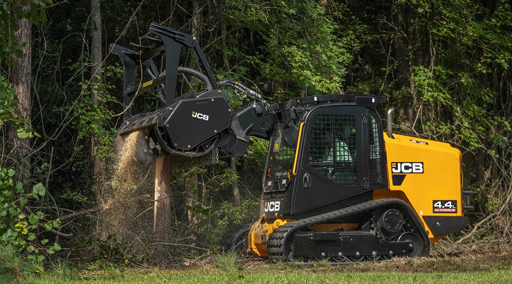 JCB 400T compact track loader mulcher