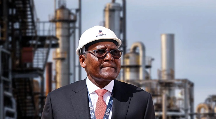 Nigerian billionaire Aliko Dangote.