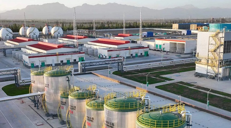 Green ammonia plant.