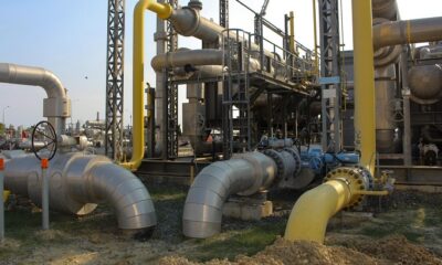 A liquefied natural gas facility.