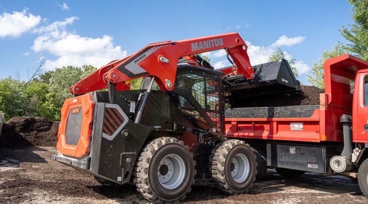 Manitou 3600V large-frame compact loader.
