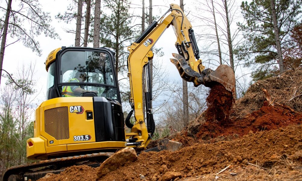 Cat 303.5 CR Mini Excavator.