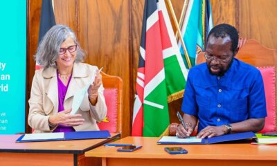 Prof Anyang’ Nyong’o and Anaclaudia Rossbach