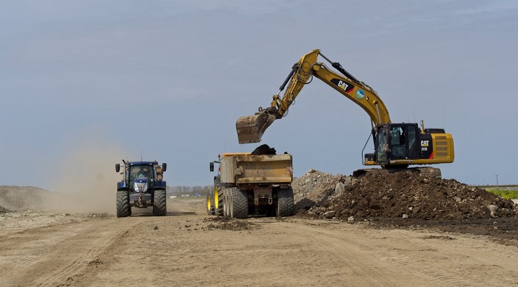 Ongoing road construction