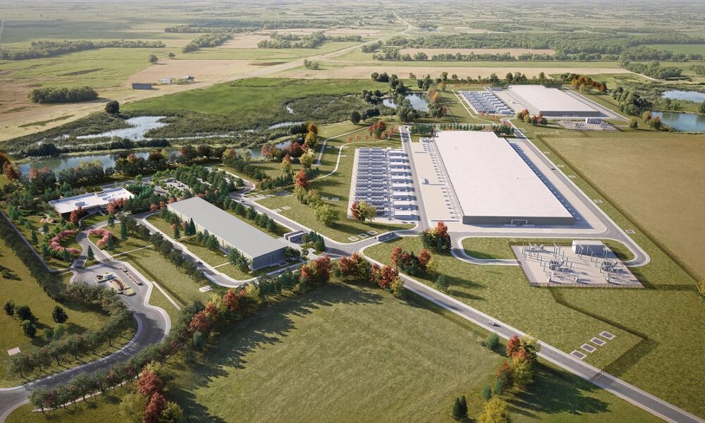 Meta data center campus in Beaver Dam, Wisconsin.