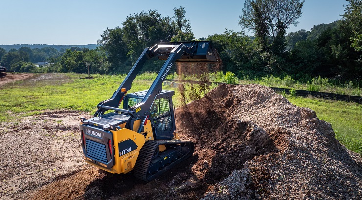 HT38 compact track loader.
