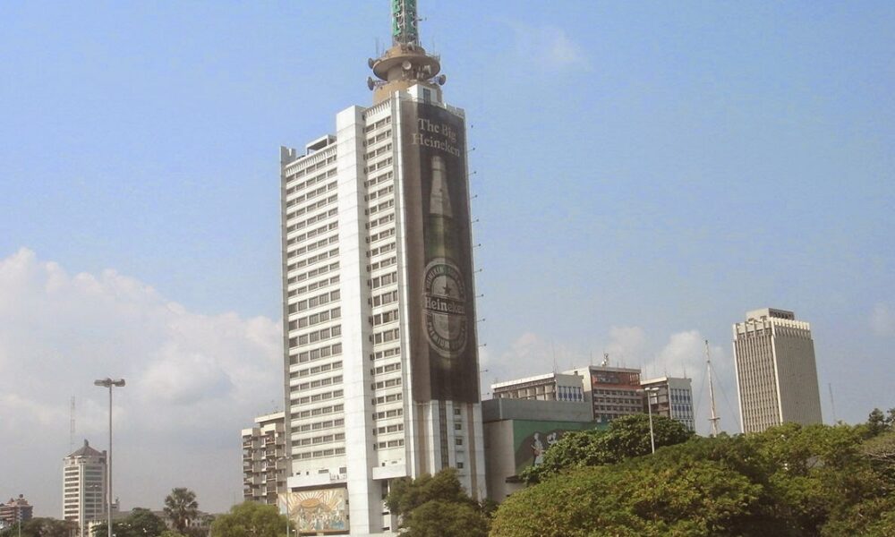 NECOM House, a prominent high-rise office building in Lagos, Nigeria.
